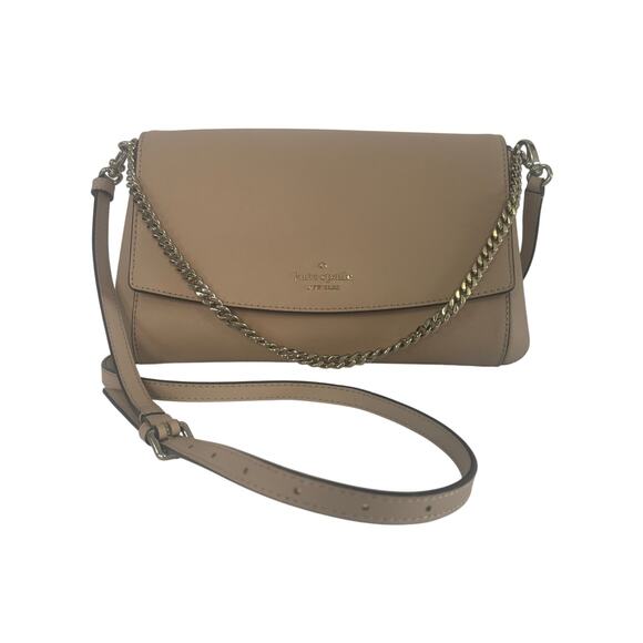 Kate Spade Laurel Way Greer Crossbody Bag Nude Pink Saffiano